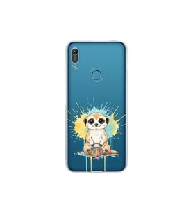 Huawei Y6 Pro 2019 ile Uyumlu Splash Mirket Tasarımlı Şeffaf Silikon Kılıf