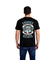 Erkek Fitness Motivasyon Baskılı Tişört Bahane Yok Hedef Odaklı Sporcu Mindset Günlük Rahat Modern