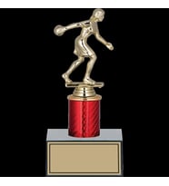 ODAK KUPA - Figürlü Kupalar - Bowling Kadın Figürlü Kupalar FG-004 C - 22 cm
