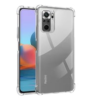 Xiaomi Poco M5S Antişok Arkası Sert Sararmaz Kenarları Yumuşak Şeffaf Silikon Kılıf