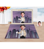 BK Gift Kişiye Özel Erkek Karikatürlü 1000 Parça Profesyonel Puzzle-62