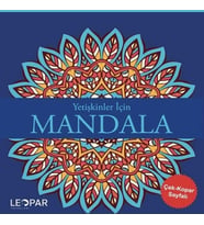 Yetişkinler İçin Mandala - Lacivert