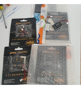 Drone Batarya 3.7volt 400mah Drone 1 ADET BATARYA FİYATI