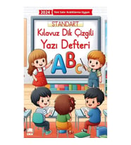 Kılavuz Dik Çizgili Yazı Defteri