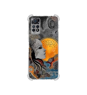 PrintiFy Xiaomi Redmi Note12pro4g ile Uyumlu Simya Serisi Mozaik Tanrıça Tasarımlı Uv Baskılı Köşe Korumalı Antişok Kılıf