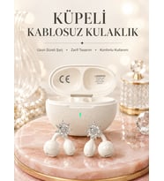 Küpeli Kablosuz Kulaklık Uzun Süreli Batarya Performansı