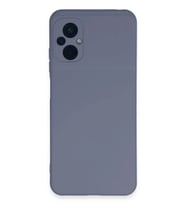 Newface Xiaomi Poco M5 Kılıf Nano içi Kadife Silikon - Gri