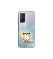 Xiaomi Mi 10 T Pro ile Uyumlu Splash Mirket Tasarımlı Şeffaf Silikon Kılıf
