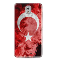 Samsung Note 3 4 5 8 9 20 Ultra 10 Lite Kılıf Desenli Silikon Şanlı Türk Bayrağı 1315