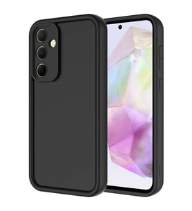 Samsung Galaxy A55 Kılıf Kamera Korumalı Kalın Kenarlı Viera Silikon Case (Siyah)