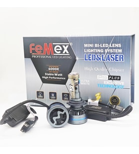 Femex H7 Pro Plus Exclusive Mini Bi-Led Kendinden Mercekli Csp Lextar Chipset