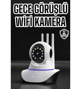 Ev Kamerası Wifi Kamerası Video Kayıt Çift Yönlü Hareket Sensörü Bebek