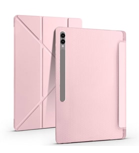 Galaxy Tab S9 Ultra Kılıf Kalem Bölmeli Standlı Smart Cover (Rose)