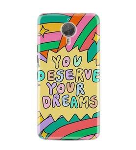 GM5 Plus Kılıf HD Resim Baskılı You Deserve StKd -056