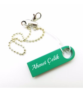 İsme Özel 16Gb. Yeşil Usb Bellek İsme Özel Usb Bellek Hediyelik Usb Flash Bellek