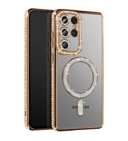 Galaxy S26 Ultra Joke Simli Magneticsafe Kılıf - Gold