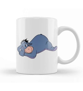 Winnie The Pooh Eeyore 017 Kupa Bardak Porselen