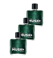 Avon Musk Instinct Erkek Parfüm Edt 75 Ml. Üçlü Set