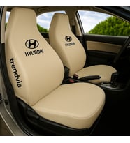 Hyundai Uyumlu Ön Arka Koltuk Kılıfı Takımı – Penye Oto Servis Koruma Seti (Bej)