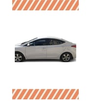 Hyundai Elantra 2010 -2015 4'lü Mügen Tip Cam Rüzgarlığı