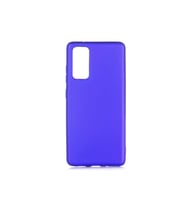 Samsung Galaxy S20 FE Uyumlu Kılıf Zore Premier Silikon Kapak (SAKS MAVI)
