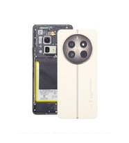 Realme 12 Pro Arka Kapak - Arka Pil Batarya Kapağı - RMX3842 Uyumlu (Gold)