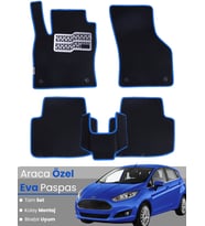 FORD FİESTA (2009-2016) Uyumlu EVA Paspas Tam Set–Araca Özel,Su Geçirmez,Kolay Montaj