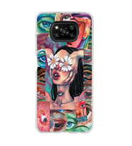 Poco X3 Pro / X3 NFC Uyumlu Aesthetic Vintage Tasarımlı Şeffaf Telefon Kılıfı