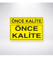 Önce Kalite
