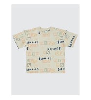 Civil Boys Erkek Çocuk Oversize Tişört 6-9 Yaş Taş Rengi (Taş)