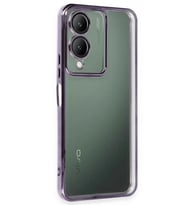 Y17S Kılıf Razer Lensli Silikon - Mor