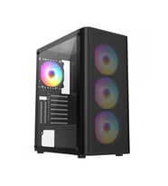 FRISBY FC-9385G 550W 4X8120MM FAN GAMİNG SİYAH KASA