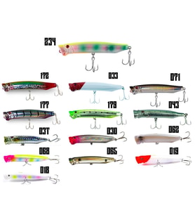Fujin Salt Popper 12cm 30gr Su Üstü Popper 234 UV Rainbow Lemon