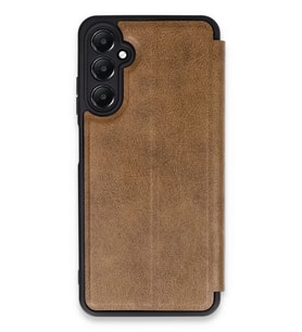 Newface Samsung Galaxy A55 5G Kılıf Flip Cover - Taba