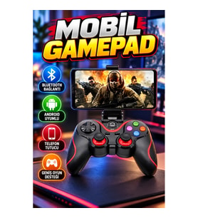 Bluetooth Kablosuz Oyun Kolu Gamepad Android Uyumlu Joystick