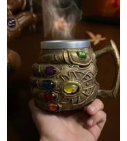 450ml Thanos El Kabartmalı Paslanmaz Çelik Kupa Bardak