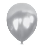 Pako Metalik Balon 100 lü Gümüş