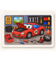 Tamirci - Beni Toparla - 24 Parça Ahşap Puzzle