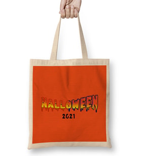 Halloween Gifts 2021 Bez Çanta Uzun Saplı