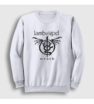 Presmono Unisex Beyaz Wrath Lamb Of God Sweatshirt 95078tt (Beyaz)