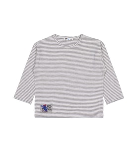 Civil Boys Erkek Çocuk Timsah Etiketli 2-5 Yaş Sweatshirt - Gri