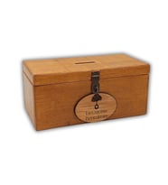 Firma Logolu Tıp Box 28X14cm Yük12cm Asma Kilit Hediyeli (Kahverengi Açık)