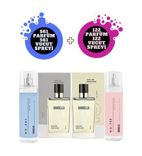 122 Oriental Kadın + 561 Fresh Erkek parfüm Seti ve Vücut Spreyleri