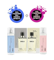 122 Oriental Kadın + 561 Fresh Erkek parfüm Seti ve Vücut Spreyleri