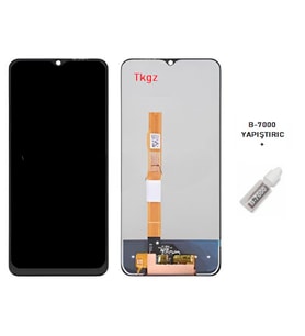 Tkgz - Vivo Y51 - 2020 - Uyumlu Lcd Ekran Dokunmatik -A- Kalite + B-7000