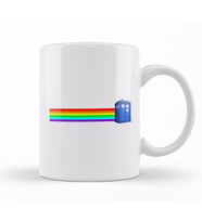Rainbow Tardis Doctor Who Kupa Bardak Porselen