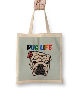 Funny Dog Lover Gifts For Women Men Kids Bez Çanta Uzun Saplı
