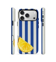 iPhone 17 Pro Vorian Çift Katmanlı Kılıf Lemon Coast Stripe