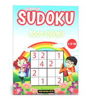 Çocuklar İçin Sudoku Kitabı (3000 Sudoku Çözümleriyle)