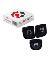 Mercedes W203,C230,C280,C350,W209 için Cam Düğmesi Tamir Kapağı 3'lü Set